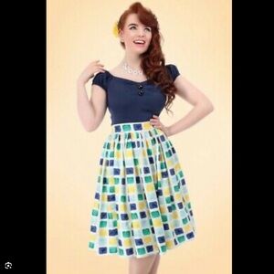 ☀️ModCloth X Collectif paint pot print skirt☀️
